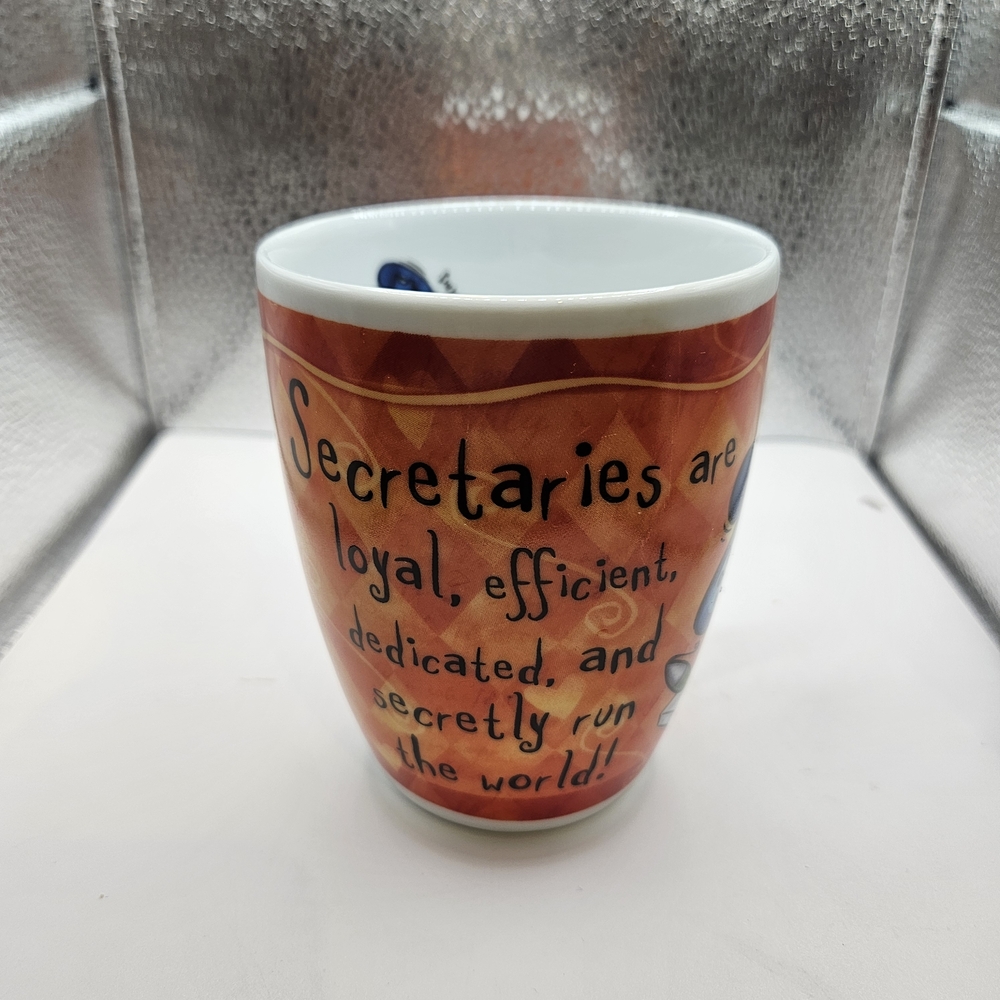 Loyal Secretaries Ceramic Mug - Vibrant Orange